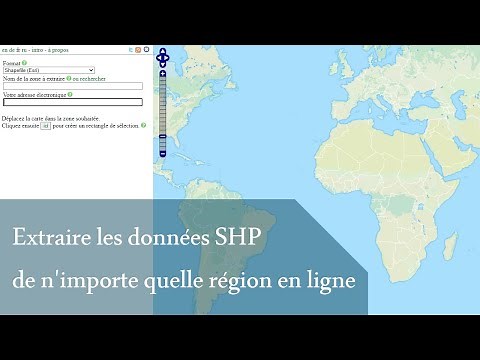 Extraire les données Shapefile de n'importe quelle région en ligne