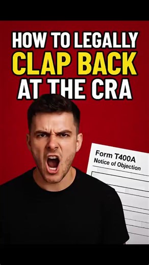 This form is used to file an objection to a Notice of Assessment or Reassessment. Form T400A is how you legally clap back when the CRA’s math is messed up. Missed credits? Wrong reassessment? This puts YOU back in charge. Download the fillable PDF and open it in Acrobat Reader. #FormT400A = Your Notice of Objection (Income Tax Act) File within 90 days or 1 year (whichever gives you more time). Bonus: CRA collections may pause while they review your objection. Need an alternate format? Ask for it
