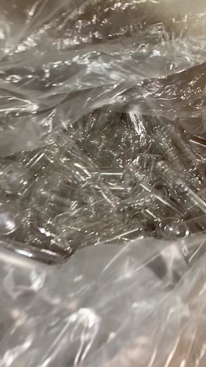 throwback to my favorite DIY, making 350 zamzam water bottles as favors for our wedding 🤍 #zamzamwater #weddingfavors #diy