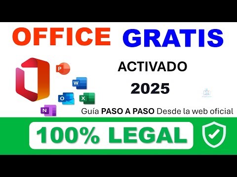 ✅Cómo INSTALAR Microsoft OFFICE GRATIS de Por Vida en 2025 100% LEGAL De la Web OFICIAL de Microsoft
