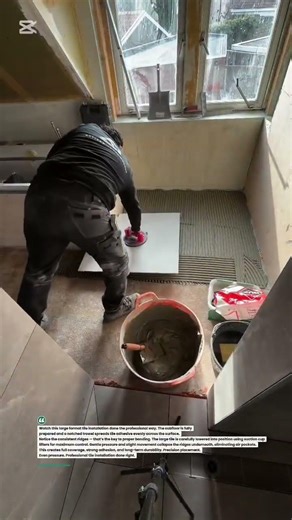 Large Format Tile Installation Pro Method #TileInstallation #HomeRenovationUSA #TilingPro