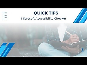 Quick Tip: Check Accessibility in Word & PowerPoint