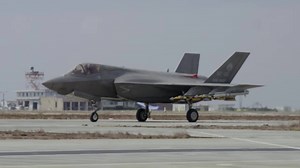 An F-35B Lightning flies test sorties during the second phase of ramp testing at Naval Air Station Patuxent River, Maryland. The UK Lightning Force will use this method to launch from HMS Queen Elizabeth for decades to come. Find out more about the fifth generation F-35 Lightning & Queen Elizabeth Class aircraft carriers here: http://ow.ly/OluH30eAoKv | HM Armed Forces