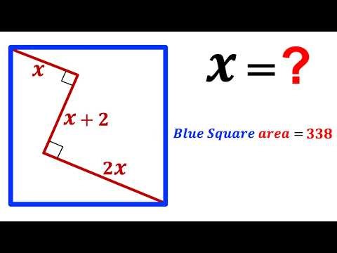 Can you Solve for X value? | (Square) | #math #maths | #geometry