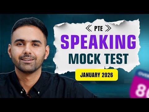 PTE Academic Speaking Mock Test with Answers & Timer | Real Exam Questions | January 2026