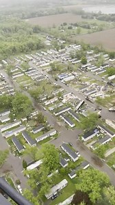 1.2K views · 24 reactions | Aerial footage shows the extent of the damage caused by tornadoes that battered Kalamazoo County, Michigan, on May 7. Credit: Rep Matt Hall via Storyful | WeatherBug | Facebook