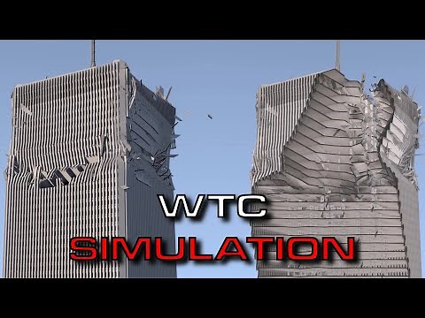 WTC Simulation - World Trade Center Case Study - Blender Demolition (Demo 3)