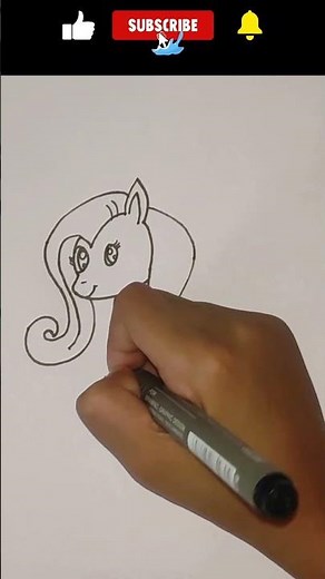 Draw Fluttershy: My Little Pony Follow Along Tutorial for Kids & Beginners