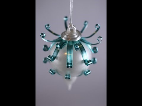 Pulled sugar handmade christmas ornament tutorial