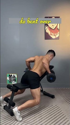 Full Body Workout at Home with Just One Bench & Dumbbells