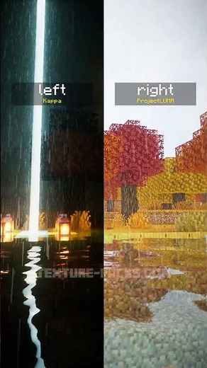 Minecraft Shaders: Kappa or projectLUMA? #shorts