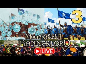 🔴LIVE DAY 3 Sturgia Bannerlord World Conquest Mount Blade 2 Bannerlord Gameplay (Medieval Campaign)