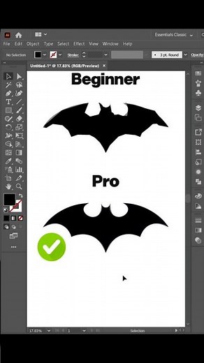 Use Pen Tool Like a Pro in Illustrator 💁‍♂️ #illustrator