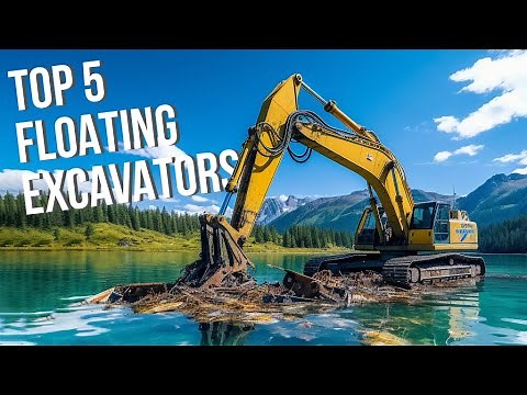Top 5 Most Impressive Amphibious Excavators in the World