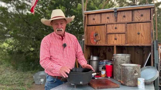 Cowboy camp banana split cobbler