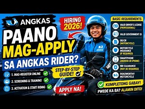 Paano Mag-Apply sa Angkas Rider? Basic Requirements at Application Process (2026)