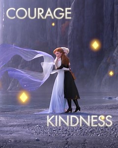 Join us in celebrating Queens who lead with ❄️ Courage and Kindness ❄️ | Frozen