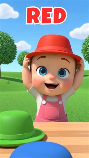 Learn Colors with Baby 🟢🔴🔵🟡 | Cartoon for Kids | Nursery Rhymes & Kids Songs #shorts #cartoon #baby