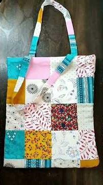 Let's make patch work tote bag