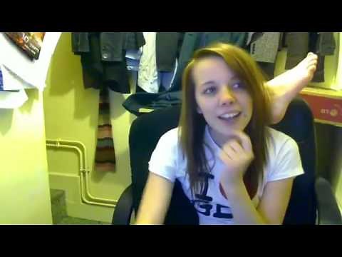 girl legs behind head #1