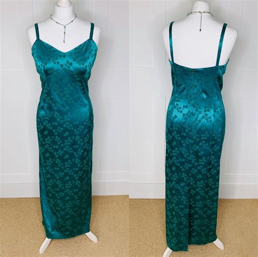 Vintage Prom Dress, Retro 1990 Sea Green, Column, Evening, Formal, Party, Prom, Ball, Cruise, Black Tie, Cocktail, Special Occasion Dress. - Etsy Sweden