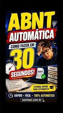 Formatação abnt automática Word