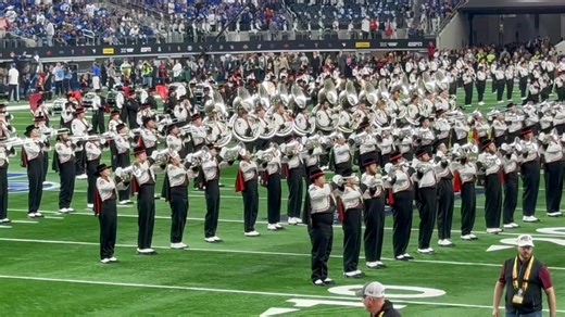 The complete pregame performance by the Texas Tech Goin' Band from Raiderland, ahead of the Big 12 Championship Game. | Mike Leslie