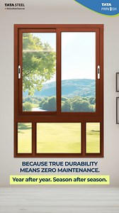 Tired of windows that don’t survive the seasons? Switch to Tata Pravesh, windows built to resist weather, wear and everyday worries, giving your home long-lasting protection with trusted steel strength. . . . #TataPravesh #AkelaHiKaafiHai #AHKH #windows #windowprotection #durable #woodenfinish | Tata Pravesh