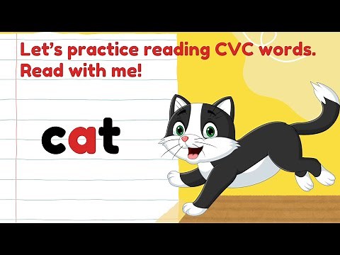 Reading Practice | Vowels & Consonants | Beginning Reading - GoMunchkinGo