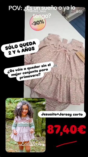 #jesusito #lolittos #rebajasniña #modainfantileapañola #vestidos