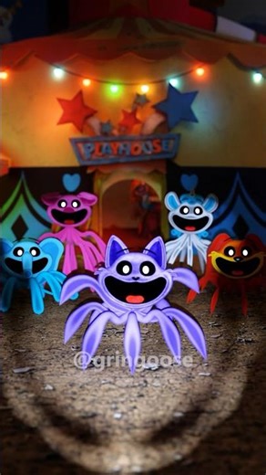 WHAT??! Smiling Critters keeps smiling (no jumpscare) - Poppy Playtime chapter 3 #animation #shorts