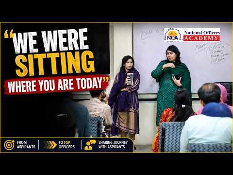 NOA Stars Ayesha Zafar & Amna Afzal (FSP CSS 2025) Interact with Aspirants | NOA Classroom Visit