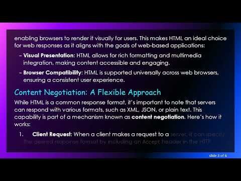 Why Does the Server Always Respond in HTML Format in Client-Server Communication?