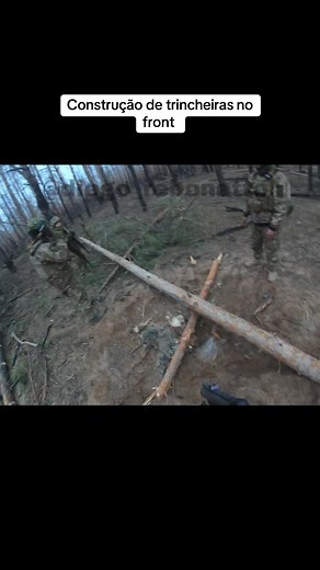 Construção de Trincheiras na Guerra da Ucrânia: Um Vislumbre do Front