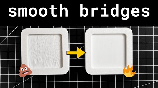 最佳桥接设置？平滑无支撑的3D打印桥接