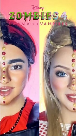 Victor and Nova Makeup - Zombies 4 ❤️🤍