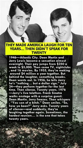 THEY MADE AMERICA LAUGH FOR TEN YEARS… THEN DIDN’T SPEAK FOR TWENTY