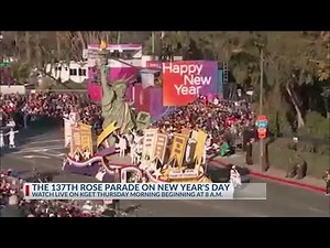 Watch the 137th Rose Parade on New Year's Day live on KGET