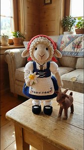 Crochet Tutorial: The Swiss Alp Sheep – Free Crochet Pattern #diy #handmade #craft #crochet | Daily Crochet Ideas