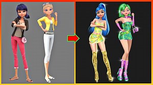 Cartoon GlowUp on Reels