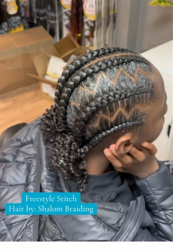 Freestyle Stitch Braids by Shalom Braiding Appointments: https://www.shalombraiding.me/ 📍Tacoma, WA . . #tacomabraider #fyp #stitchbraids #jblmbraider #puyalluphair