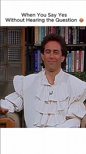 If You Didn’t Hear It… Don’t Say Yes 😅 | The Puffy Shirt | Seinfeld #seinfeld #comedy #funny