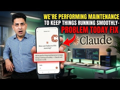 Claude We're Performing Maintenance To Keep Things Running Smoothly- Claude Will Be back Problem