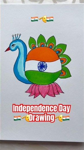 Independence Day Drawing 🇮🇳🫡 #shorts #trending #independenceday #india #art