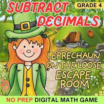 St Patricks Day Decimals Addition and Subtraction Worksheets Decodable Money