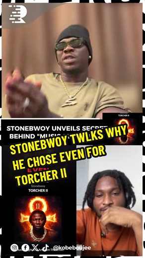 Stonebwoy Reveals Music Streaming Secrets & TORCHER II Path