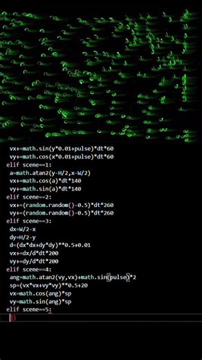 ‎Visual Art & Style with Python 💻✨#ViralShorts #CodingShorts #Satisfying #PythonVisuals #FYP