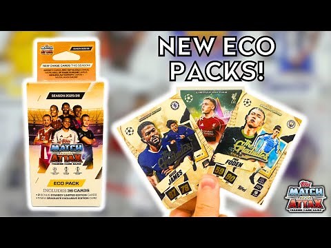 2 NEW ECO PACKS! | TOPPS MATCH ATTAX 2025/2026 | ECO PACK OPENING! | 4 STARBOY LIMITED EDITIONS!
