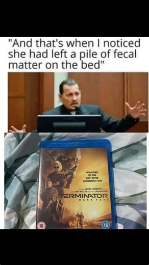 Big 💩 #johnnydepp #terminator #poop #film #cinema #movie #memes