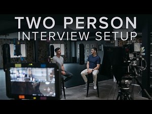 TWO PERSON INTERVIEW SETUP | CANON C70